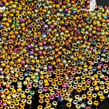 Jewelry Making Beads - Seed 18800pcs 30 Colors 1.8mm Czech Resin Round Spacer Mixed Pack for DIY - product detail view 7