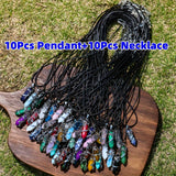 10pcs Pendant+10pcs Necklace
