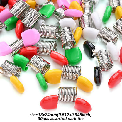Jewelry Making Tools - Beading Spring Clips 30pcs Anti-Drop Craft Clips for Sewing Handicrafts - product detail view 5
