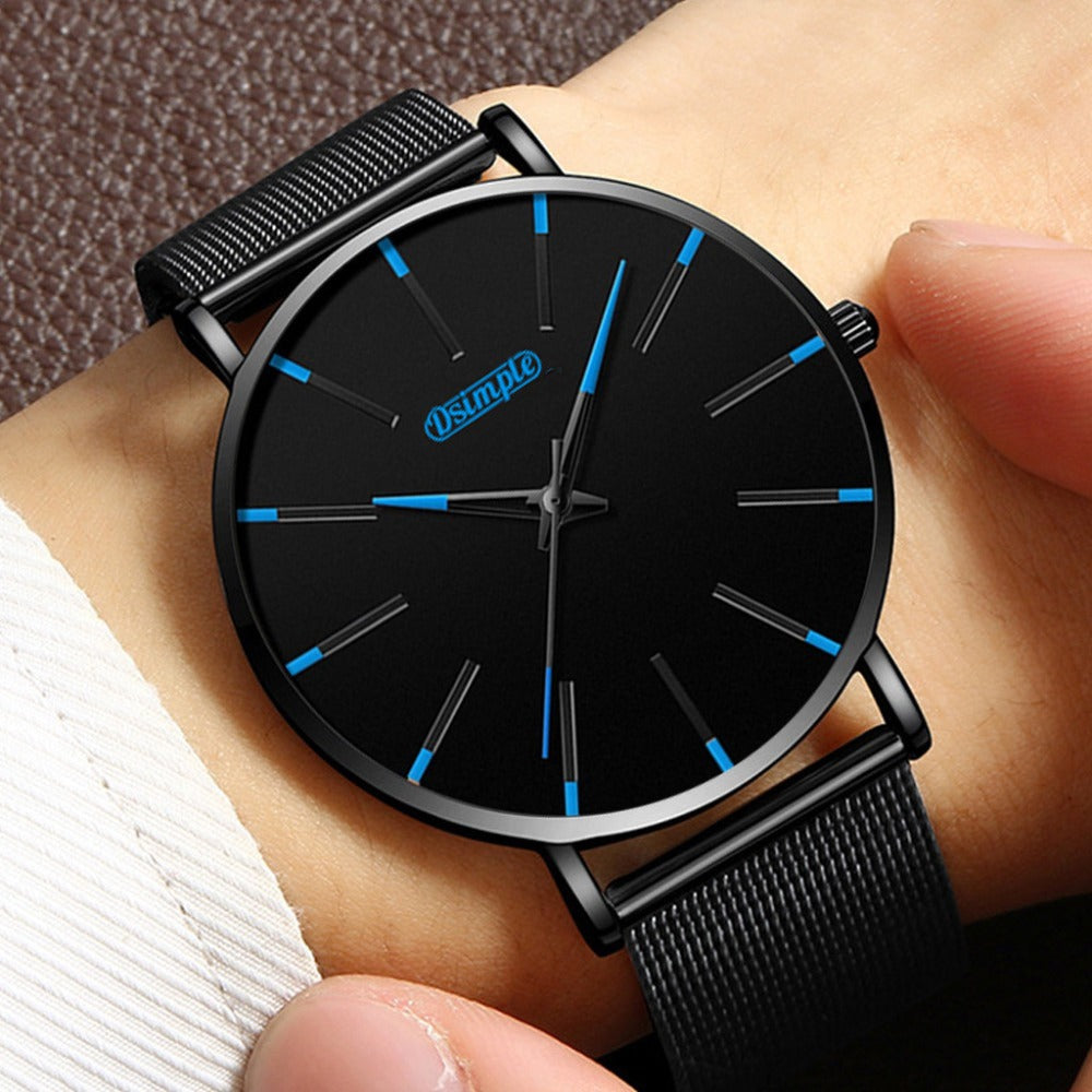Jewelry Set with Watch - Luxury for Men 4pcs Quartz Analog Bracelet Necklace Gift Box Business - product detail view 9
