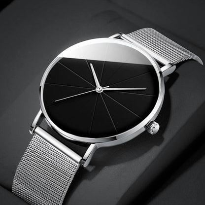 Jewelry Set with Watch - Men's Quartz & Bracelet | 4-Piece Elegant Gift with Alloy Case, Round Dial - product detail view 8