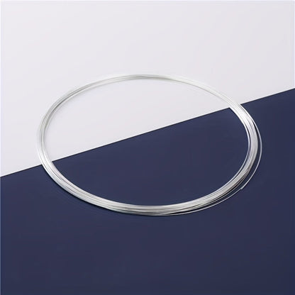 Jewelry Wire - Silver for Making Handcrafted Braiding , Thin Craft DIY Beading Wrapping - product detail view 5