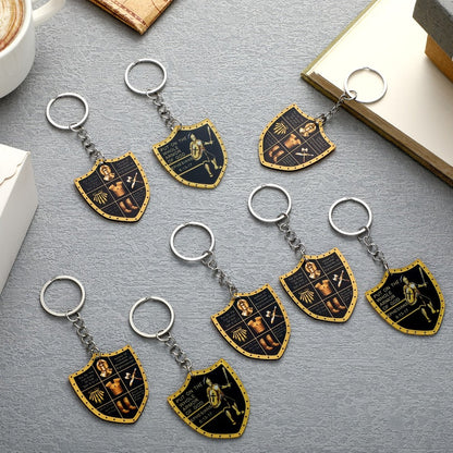 Keychain - Armor of God Bulk 36pcs Christian Religious Gift Acrylic Zinc Alloy - product detail view 4