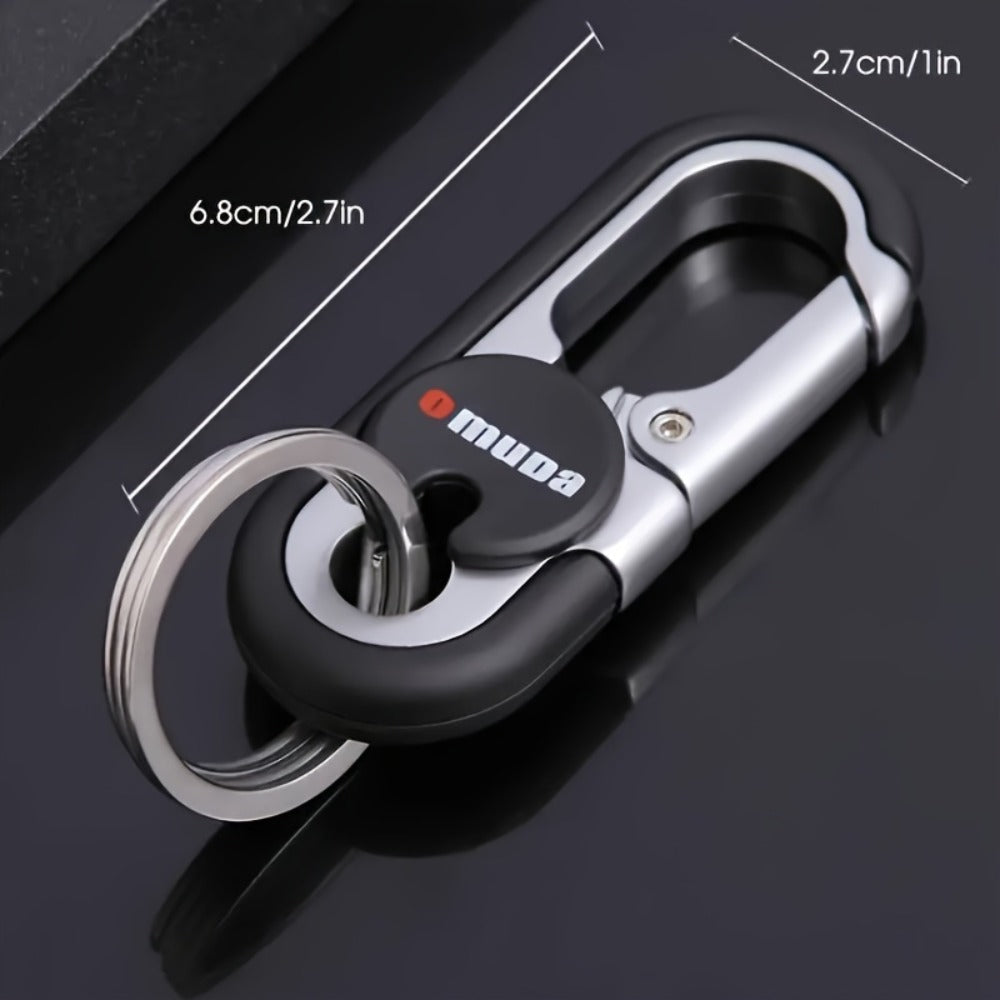 Keychain - Belt Men Metal Alloy Heavy Duty Waist Hanging Key Clip EDC Belt Loop Key - product detail view 4