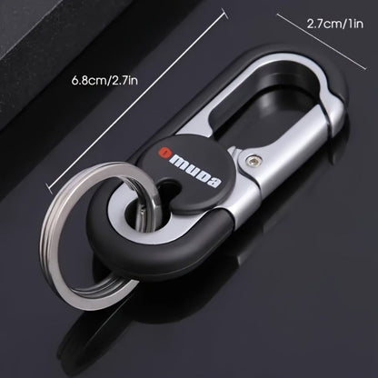 Keychain - Belt Men Metal Alloy Heavy Duty Waist Hanging Key Clip EDC Belt Loop Key - product detail view 4