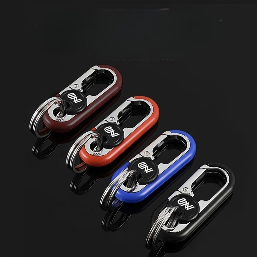 Keychain - Belt Men Metal Alloy Heavy Duty Waist Hanging Key Clip EDC Belt Loop Key - product detail view 5