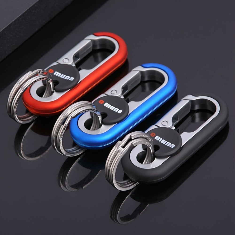 Keychain - Belt Men Metal Alloy Heavy Duty Waist Hanging Key Clip EDC Belt Loop Key - product detail view 6