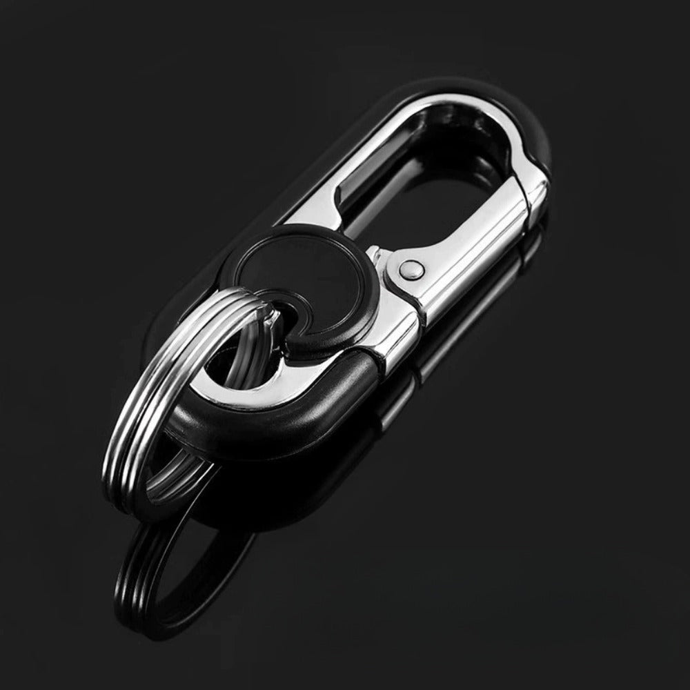 Keychain - Belt Men Metal Alloy Heavy Duty Waist Hanging Key Clip EDC Belt Loop Key - product detail view 7