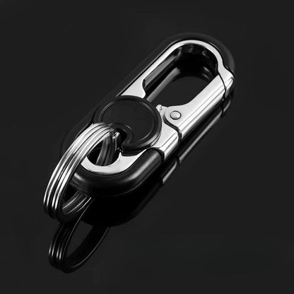 Keychain - Belt Men Metal Alloy Heavy Duty Waist Hanging Key Clip EDC Belt Loop Key - product detail view 7
