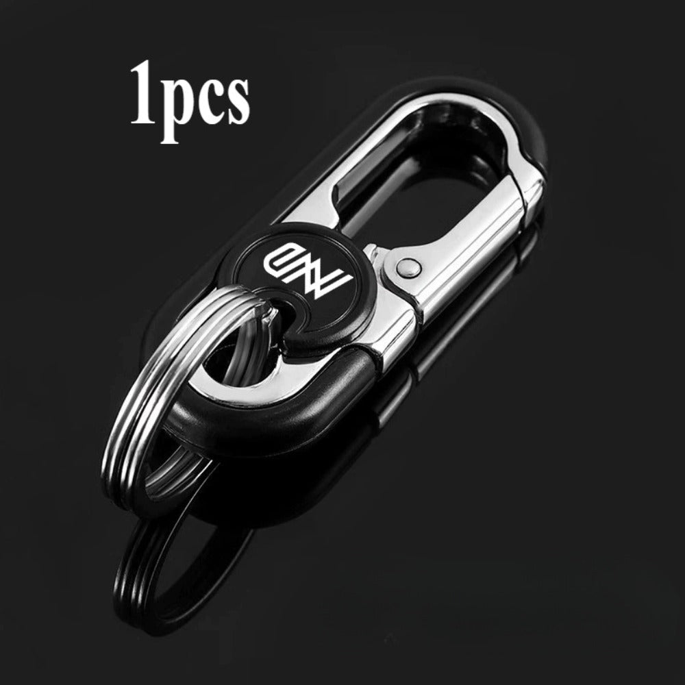Keychain - Belt Men Metal Alloy Heavy Duty Waist Hanging Key Clip EDC Belt Loop Key - product detail view 8