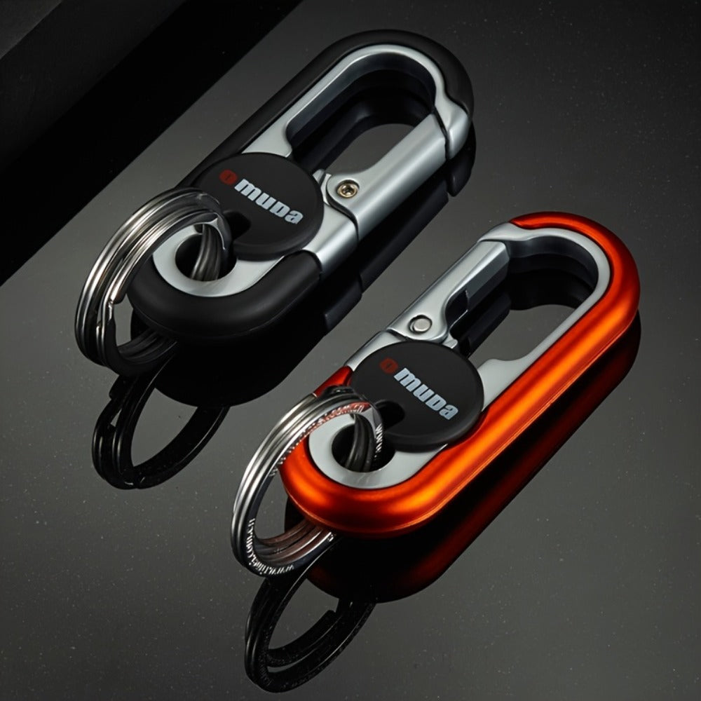 Keychain - Belt Men Metal Alloy Heavy Duty Waist Hanging Key Clip EDC Belt Loop Key - product detail view 9