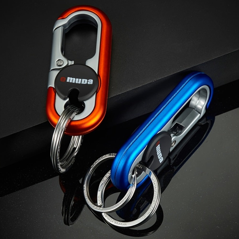 Keychain - Belt Men Metal Alloy Heavy Duty Waist Hanging Key Clip EDC Belt Loop Key - product detail view 10