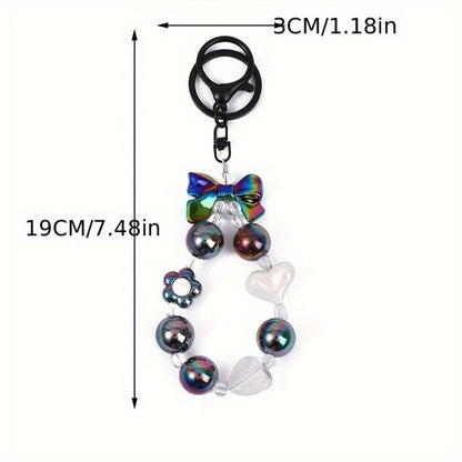 Keychain - Love Diamond Bulk 12 Pack | Titanium Steel Chain, Stainless Steel Heart - product detail view 4