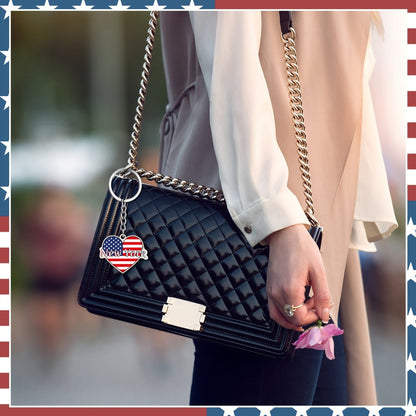 Keychain - NYC Bulk 25 Pack | New York City Metal Souvenir , American Patriotic USA - product detail view 5