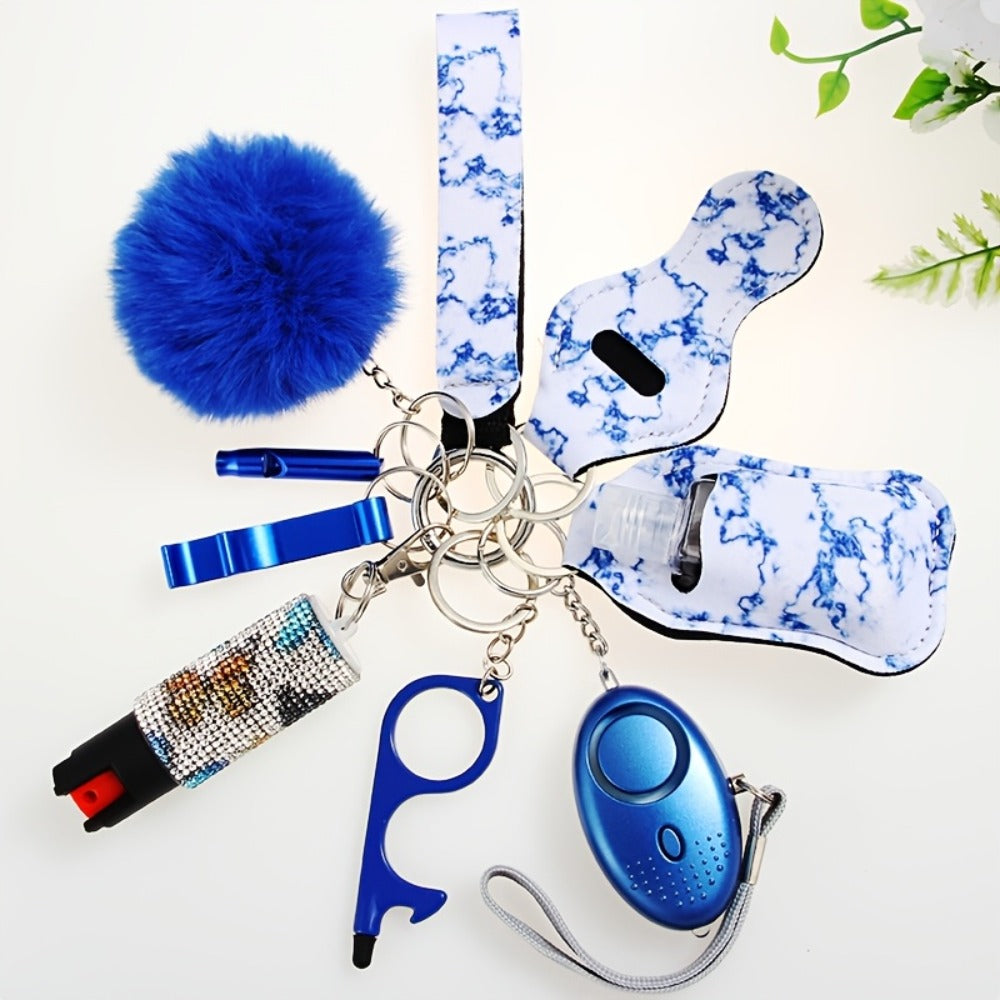 Keychain - Personal Alarm Full Set for Women Men Loud Safety Siren & Emergency - product detail view 8