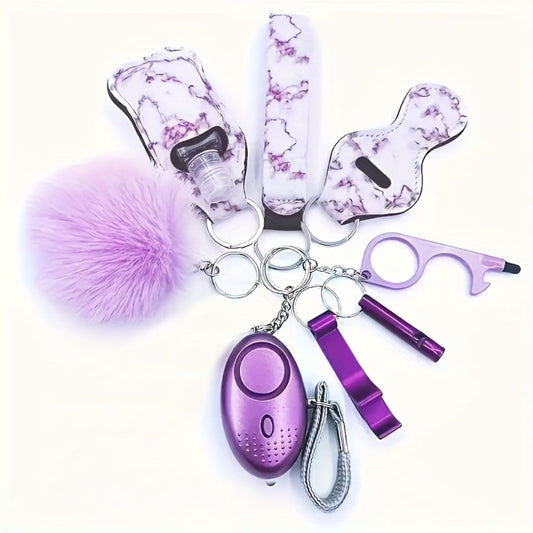 Keychain - Personal Alarm Set 130dB Emergency Siren 10-Piece Women's Self Defense - main product view