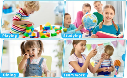Kids Activity Table Set with Adjustable Height for Kids' Room detail image - detail view 12