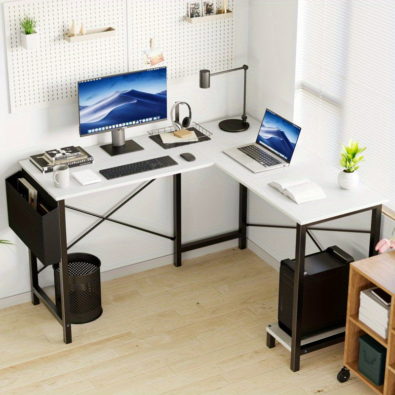 Computer Desk shown in the White table option