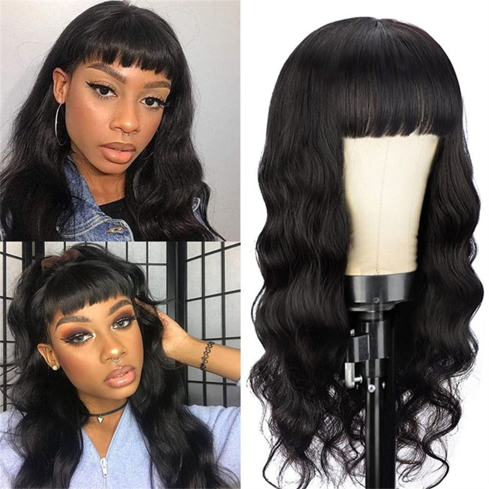 Lace Front Wig - Curly Wavy for Women - Heat Resistant Synthetic Hair with Natural Hairline - product detail view 2