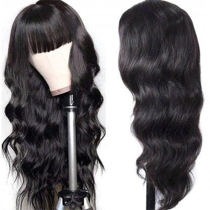 Lace Front Wig - Curly Wavy for Women - Heat Resistant Synthetic Hair with Natural Hairline - product detail view 3