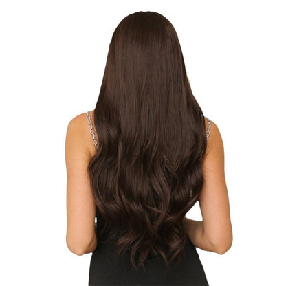Lace Front Wig - Curly Wavy for Women - Heat Resistant Synthetic Hair with Natural Hairline - product detail view 5