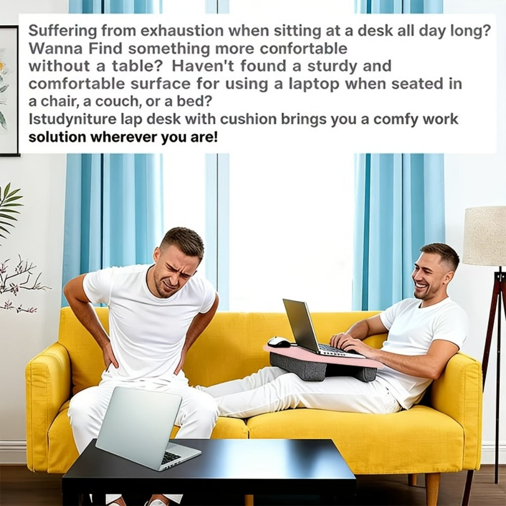 Lap Desk with Tablet Slot for Work, Display, and Everyday Use in Home Office detail image - detail view 7