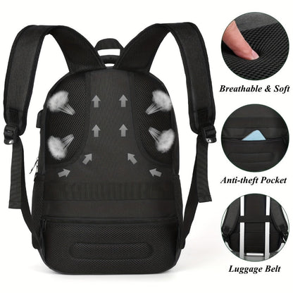 Laptop Backpack – 15.6 Inch, USB Charging, for Travel & School – detail view 7