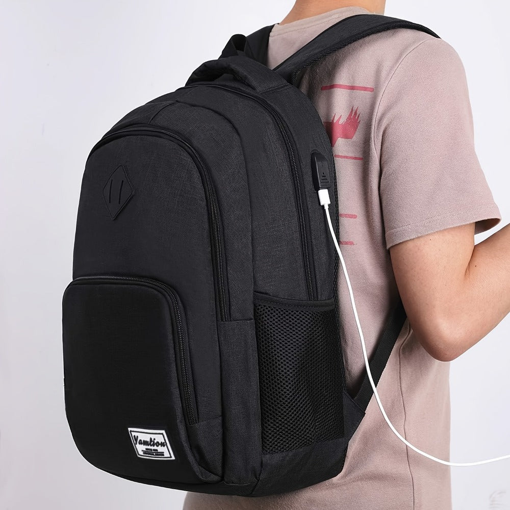 Laptop Backpack – 15.6 Inch, USB Charging, for Travel & School – detail view 8