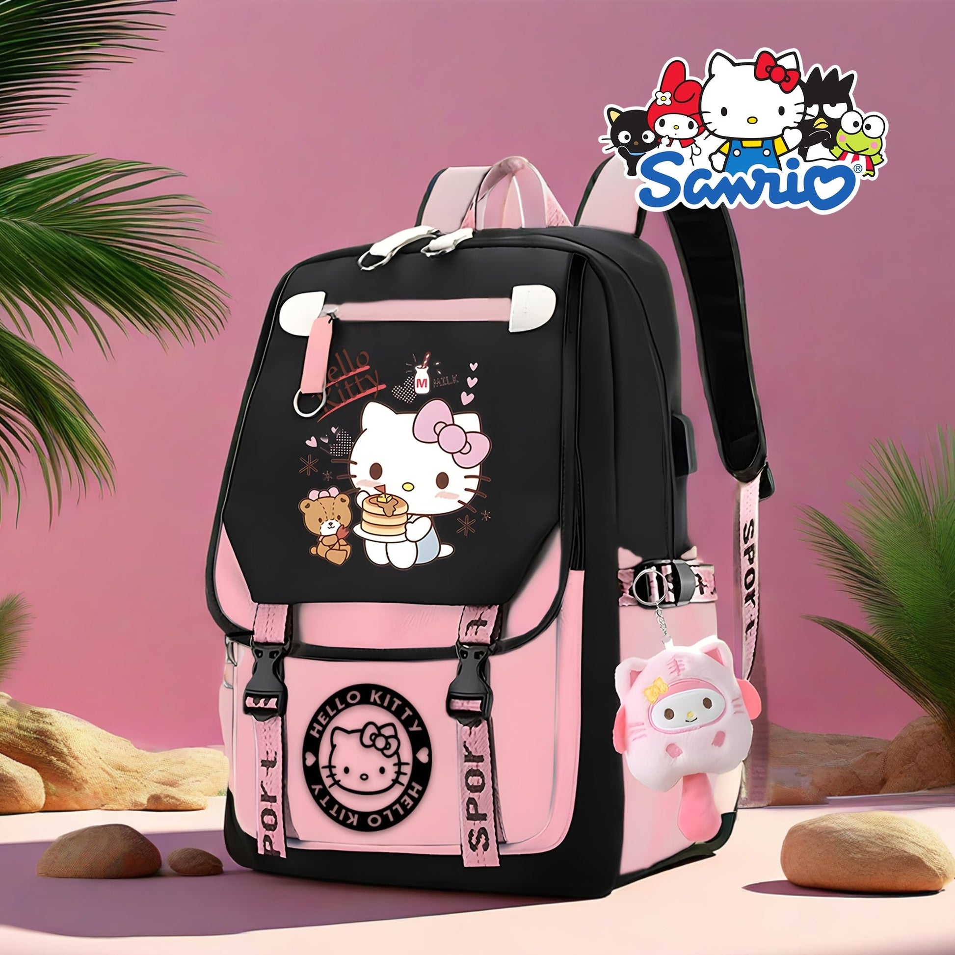 Laptop Backpack – Large Capacity, for Travel & School – front view - product view 7