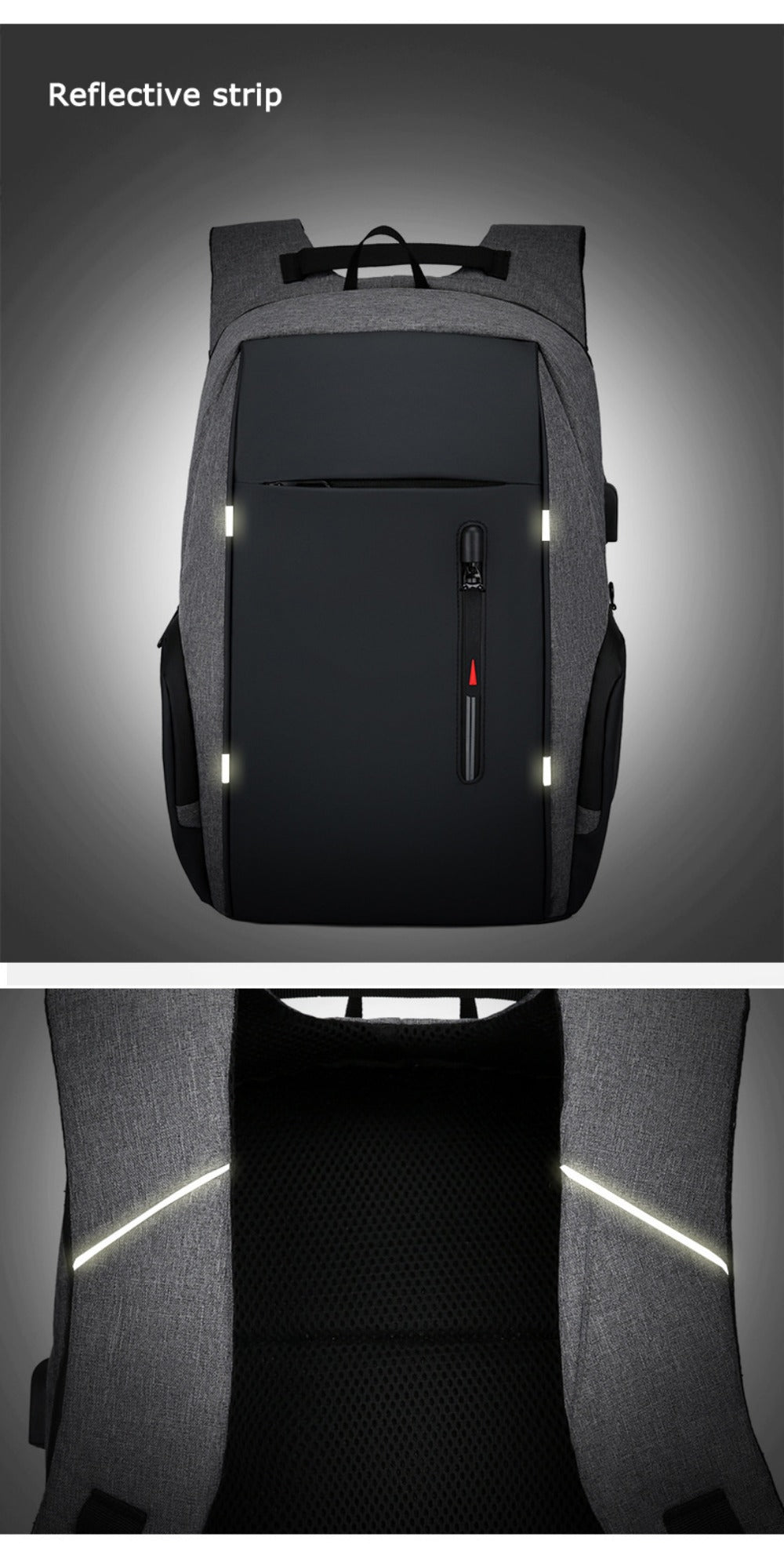 Laptop Backpack – 15.6 Inch, Large Capacity, for Travel & School – detail view 17