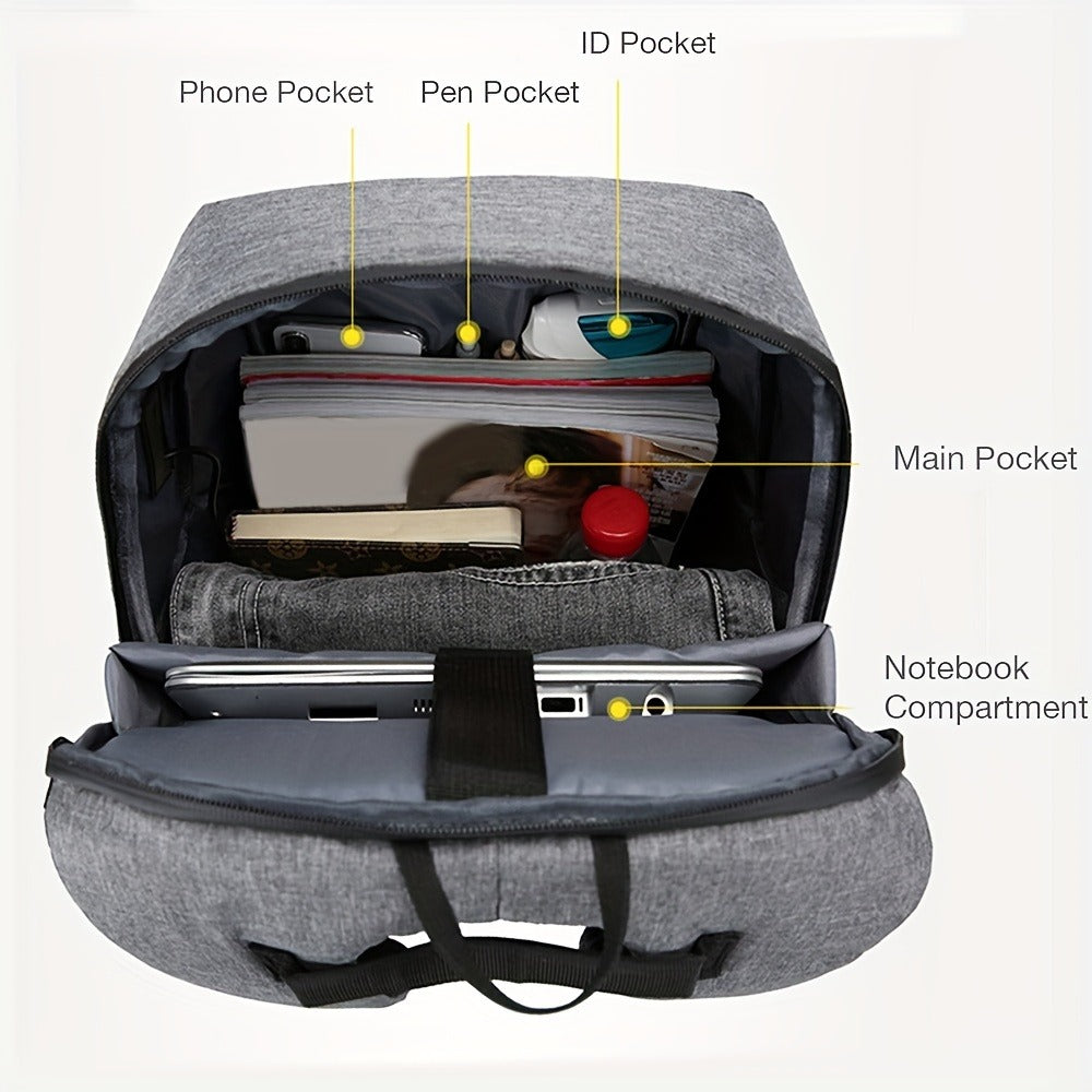 Laptop Backpack – 15.6 Inch, Large Capacity, for Travel & School – detail view 8