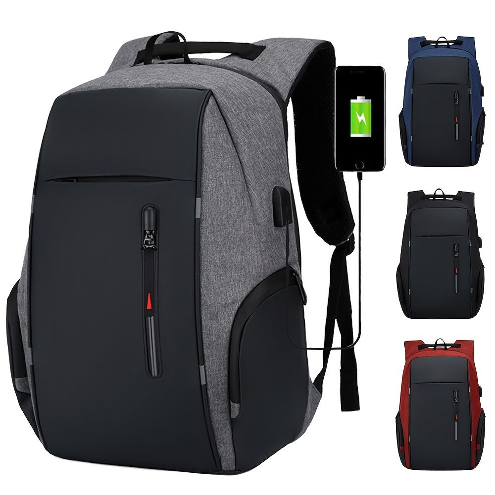Laptop Backpack – 15.6 Inch, Large Capacity, for Travel & School – front view