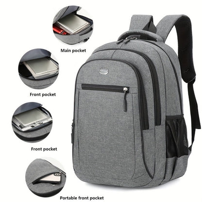 Laptop Backpack – 15.6 Inch, Multi Pocket, Large Capacity, for Work & School – detail view 7