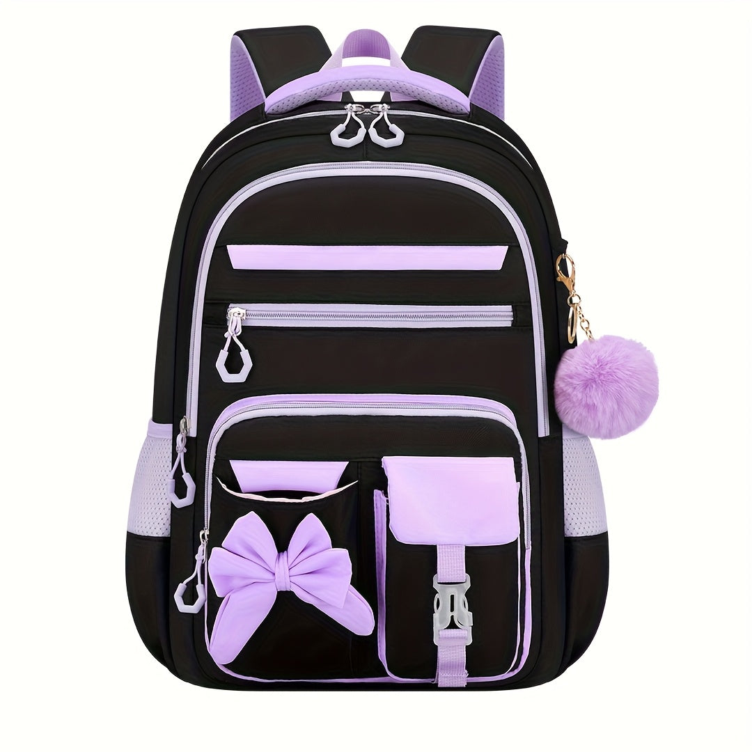 Laptop Backpack – 15.6 Inch, Trolley Sleeve, for Travel & School – front view - product view 12