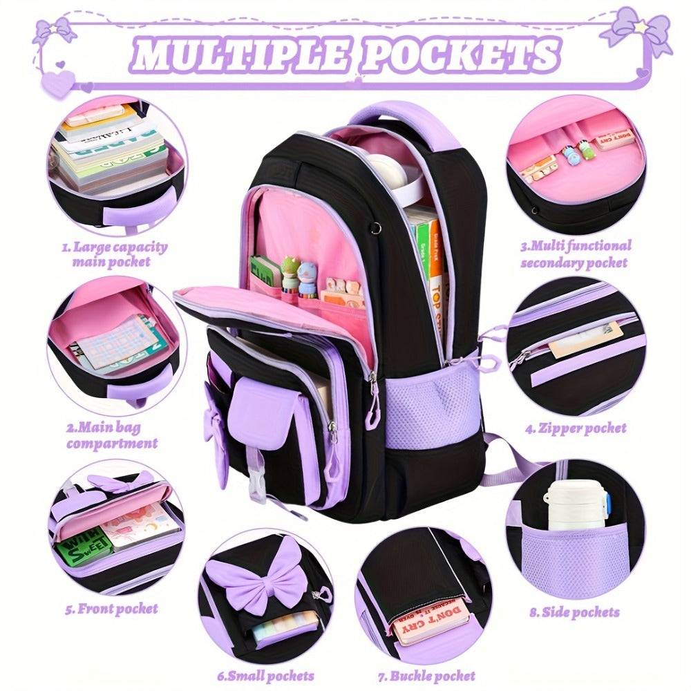 Laptop Backpack – 15.6 Inch, Trolley Sleeve, for Travel & School – detail view 7