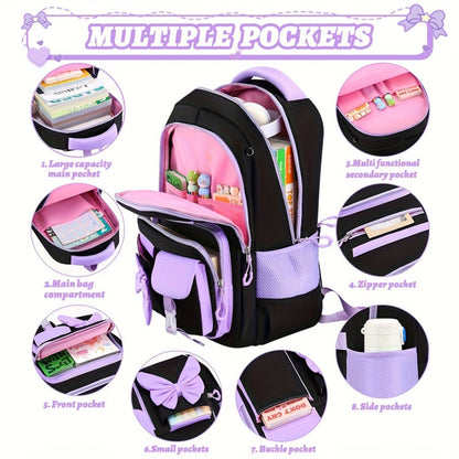 Laptop Backpack – 15.6 Inch, Trolley Sleeve, for Travel & School – detail view 7