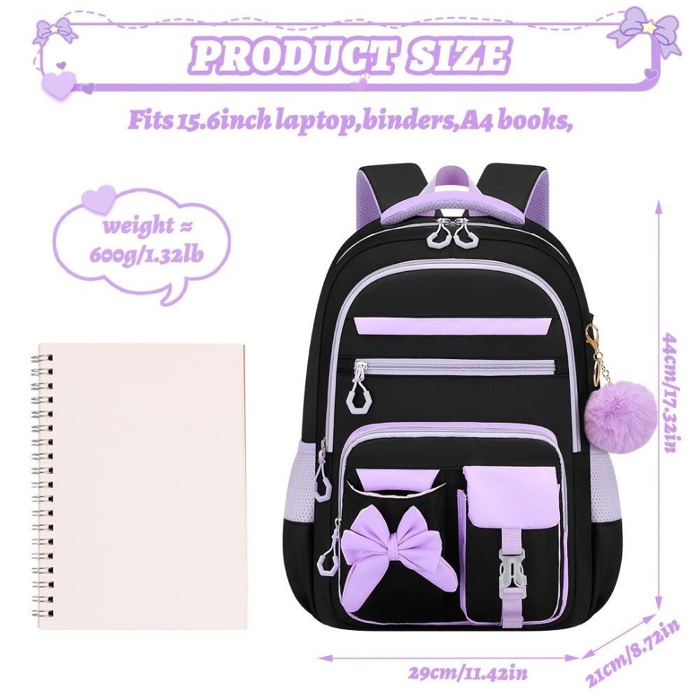 Laptop Backpack – 15.6 Inch, Trolley Sleeve, for Travel & School – detail view 8