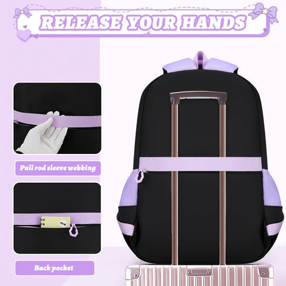 Laptop Backpack – 15.6 Inch, Trolley Sleeve, for Travel & School – detail view 10
