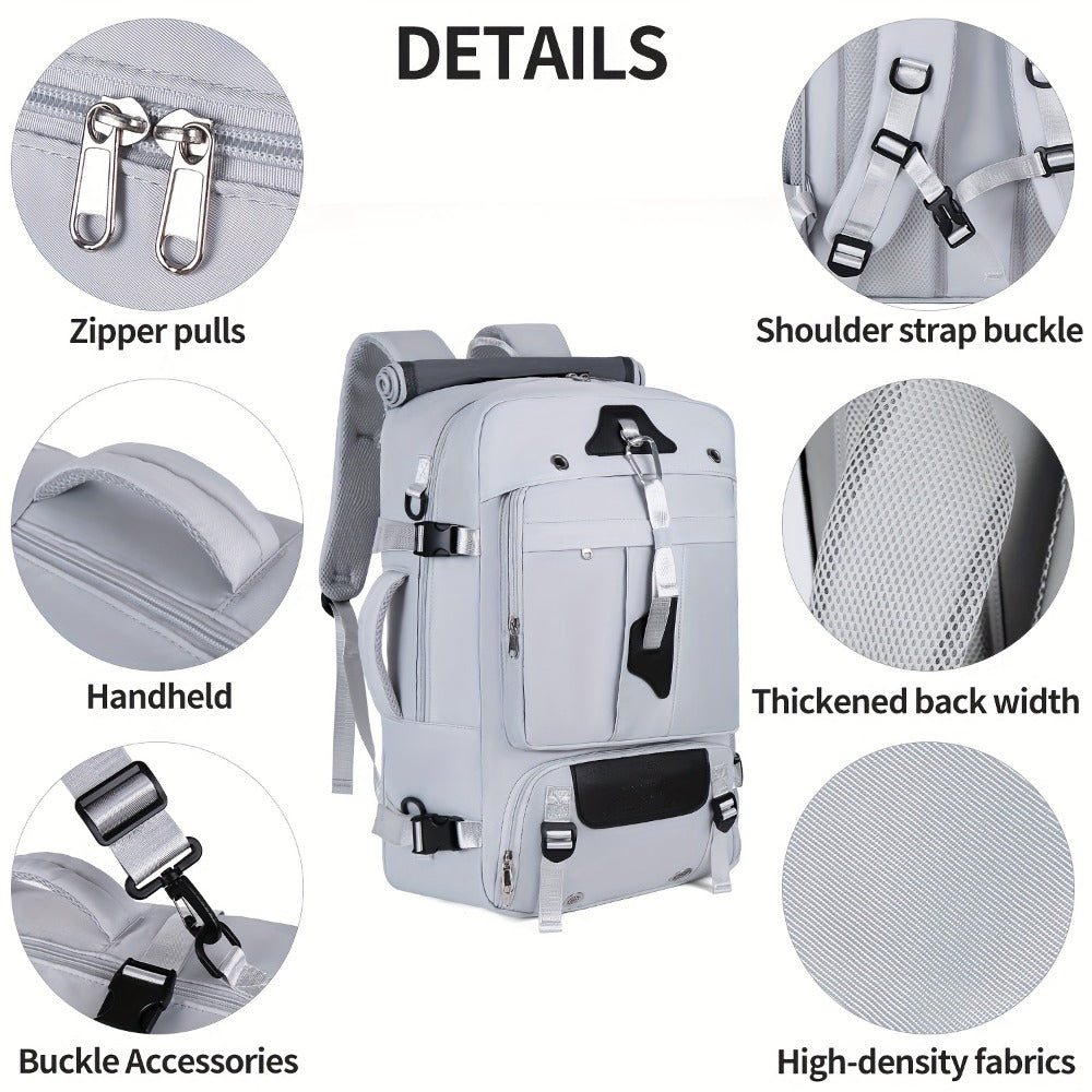 Laptop Backpack – 15.6 Inch, USB Charging, Large Capacity, for Travel – detail view 14