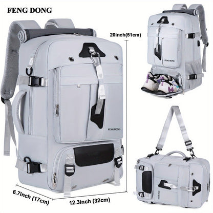 Laptop Backpack – 15.6 Inch, USB Charging, Large Capacity, for Travel – detail view 7