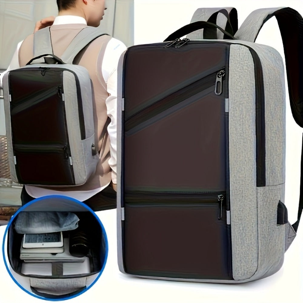 Laptop Backpack – 15.6 Inch, USB Charging, Large Capacity, for Travel – detail view 3
