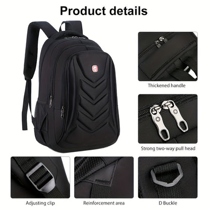 Laptop Backpack – 15.6 Inch, USB Charging, Large Capacity, for Travel & Work – detail view 12