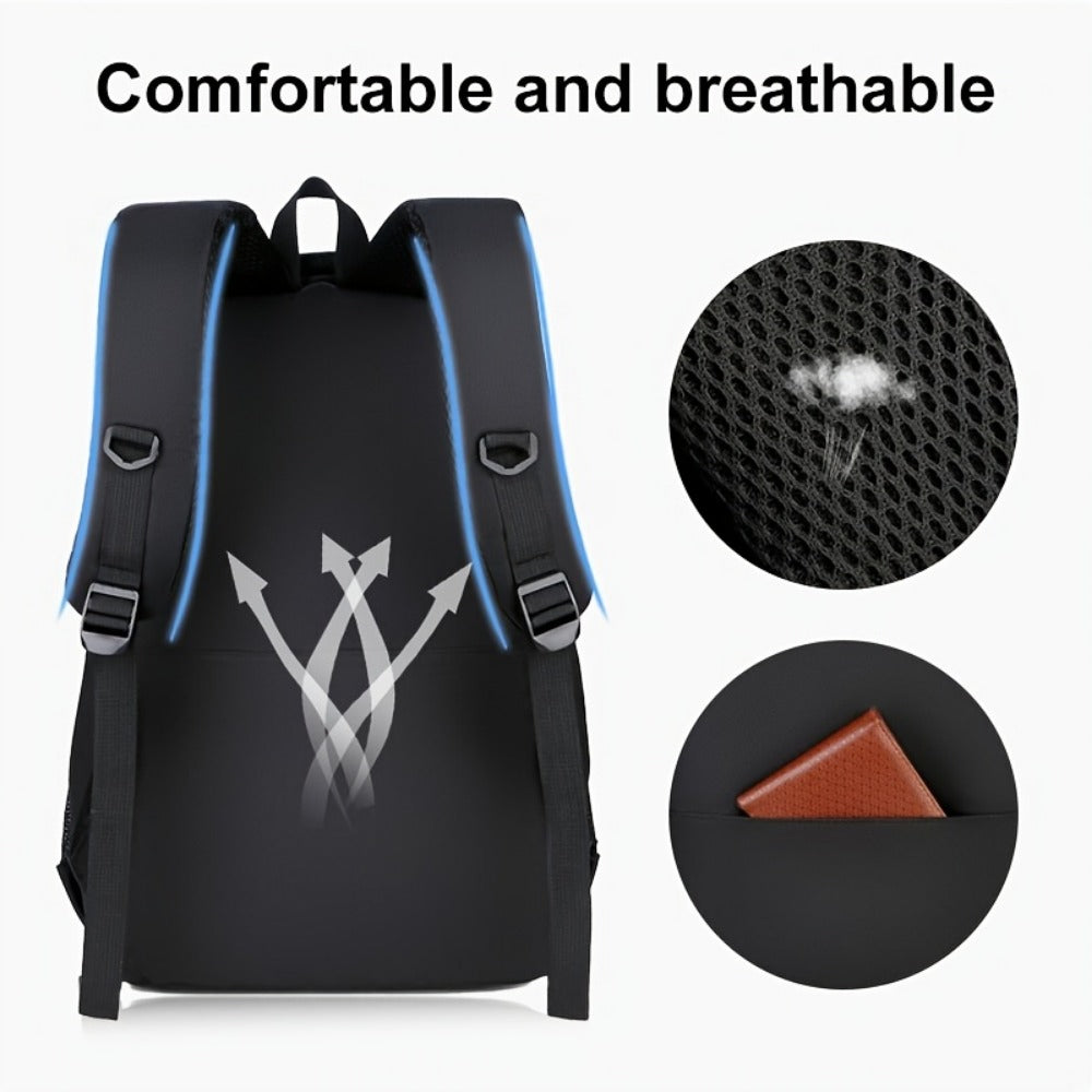 Laptop Backpack – 15.6 Inch, USB Charging, Large Capacity, for Travel & Work – detail view 22