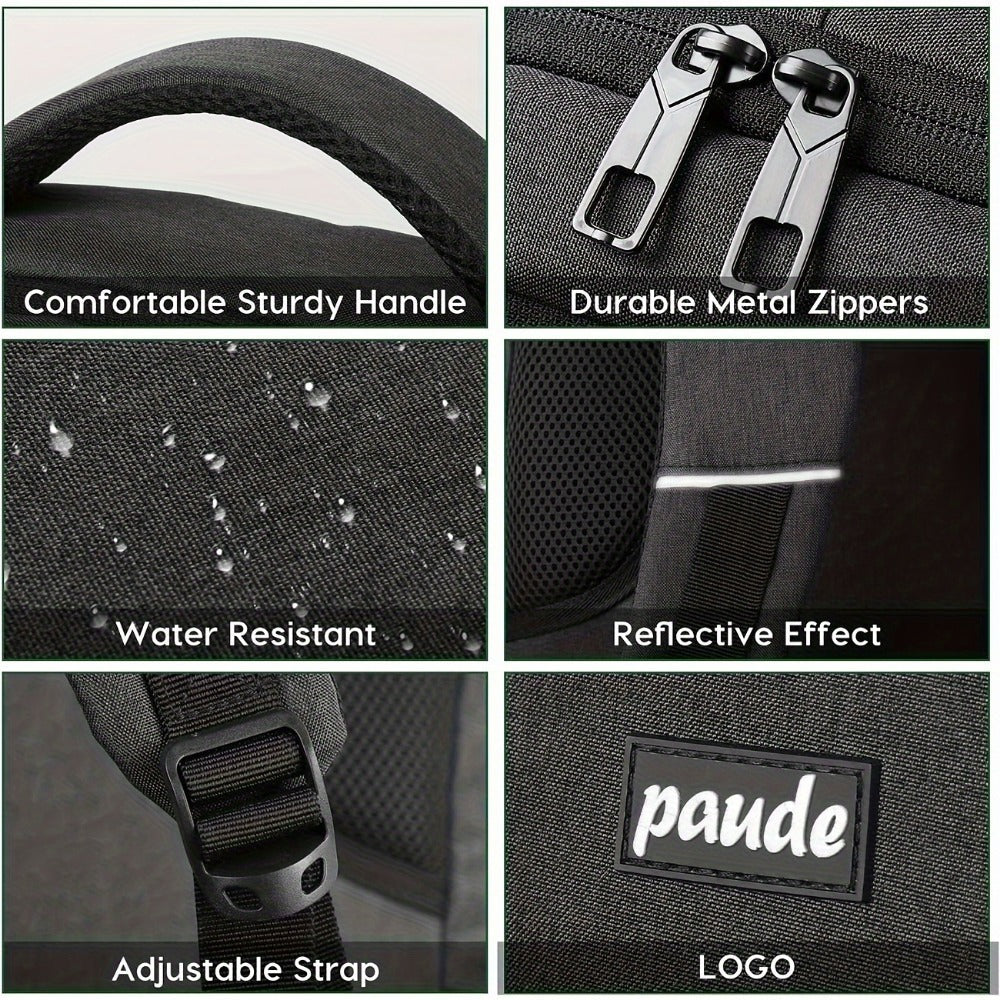 Laptop Backpack – 9 Colors, 15.6 Inch, USB Charging, for Travel & School – detail view 13