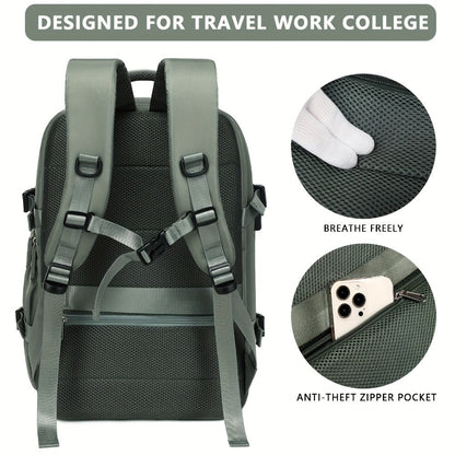 Laptop Backpack – 16 Inch, USB Charging, Spinner Wheels, for Travel – detail view 13