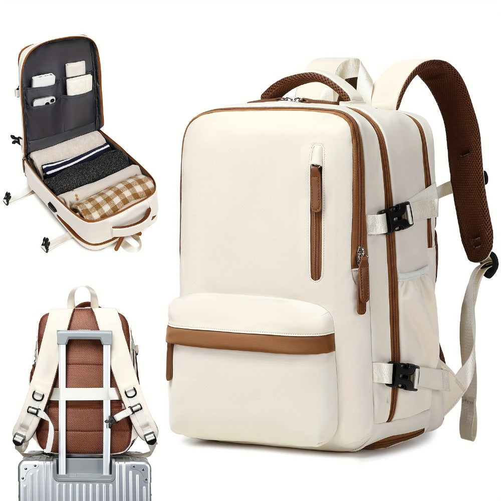 Laptop Backpack – 16 Inch, USB Charging, Spinner Wheels, for Travel – detail view 14