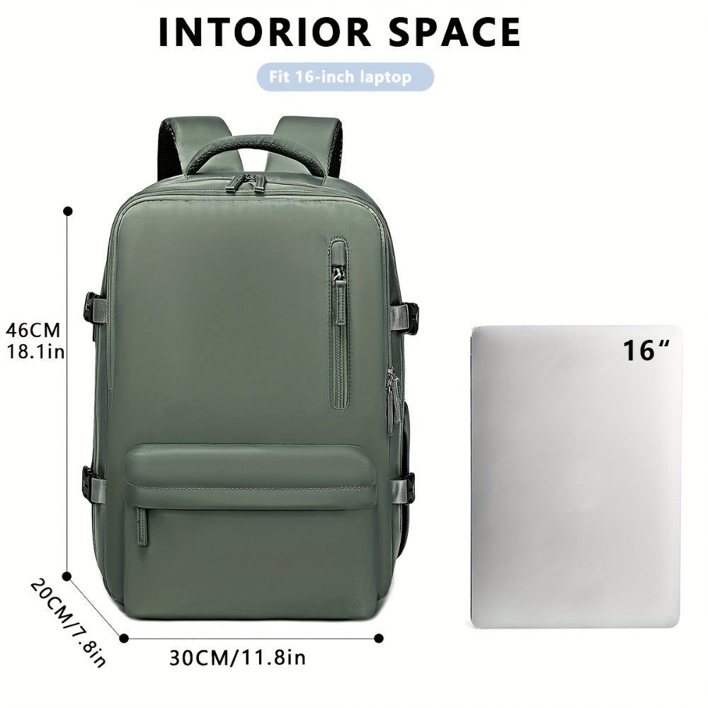 Laptop Backpack – 16 Inch, USB Charging, Spinner Wheels, for Travel – detail view 7
