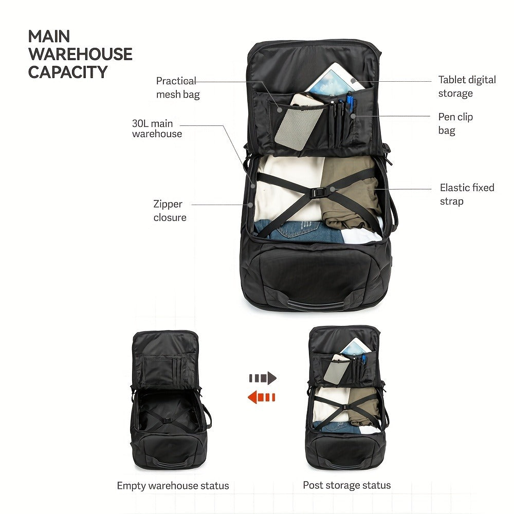 Laptop Backpack – 17.3 Inch, 40L, for Travel – detail view 7