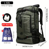 Army Green L Size - with Combination Lock + Shoe Bag