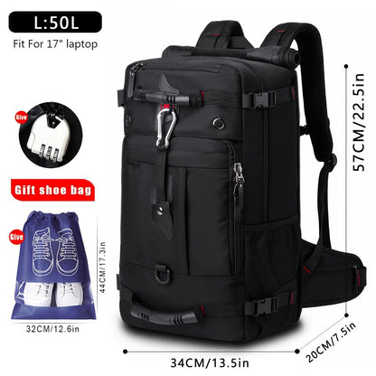 Laptop Backpack – 17.3 Inch, Combination Lock, for Travel & School – detail view 2